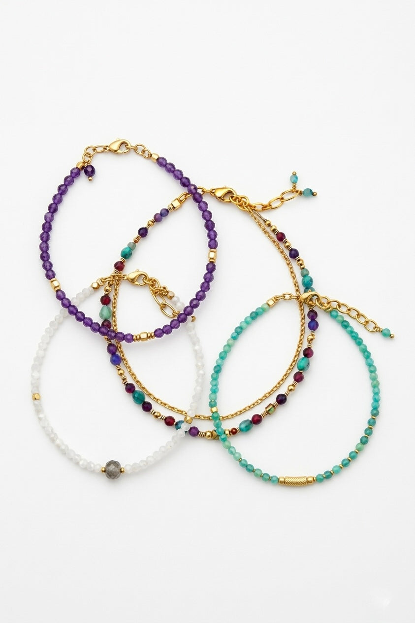 Bracelets Noor – Bracelets en pierres naturelles semi-précieuses