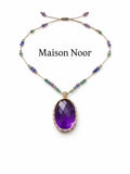 Noor – Collier en Améthyste Naturelle
