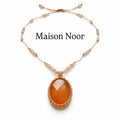 Noor – Collier en Cornaline Naturelle